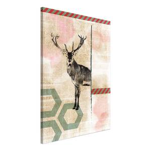 Tableau déco Lost Deer Toile - Multicolore