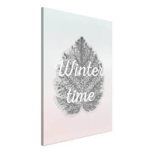 Quadro Winter Time Tela - Multicolore