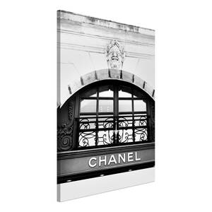 Tableau déco Chanel Toile - Noir / Blanc