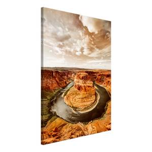 Tableau déco Rustic Landscape Toile - orange