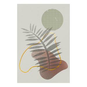 Afbeelding Shadow of Palm Tree canvas - grijs