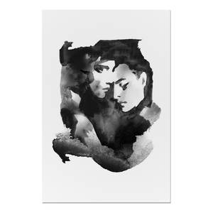 Afbeelding Love Longing canvas - zwart/wit