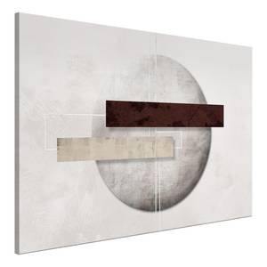 Afbeelding Geometric Decay canvas - grijs - 90 x 60 cm