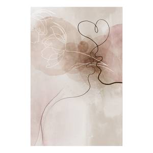 Wandbild Tangled in Dreams Leinwand - Beige