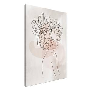 Afbeelding Sophies Flowers canvas - grijs