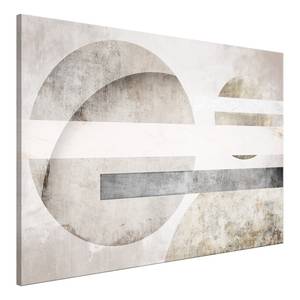 Wandbild Planets Leinwand - Grau - 90 x 60 cm