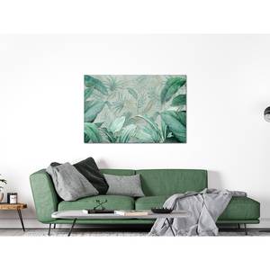 Wandbild Exotic Trip Leinwand - Grün - 60 x 40 cm