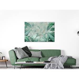 Tableau déco Exotic Trip Toile - Vert - 120 x 80 cm