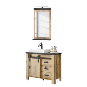 Badkamerset Shutter I (2-delig) Eikenhouten look