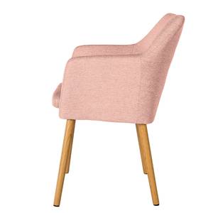 Sedia con braccioli NICHOLAS Tessuto Stefka: rosa - 1 sedia