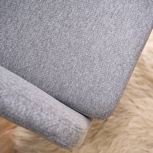 Sedia con braccioli NICHOLAS Tessuto Stefka: grigio chiaro - 1 sedia