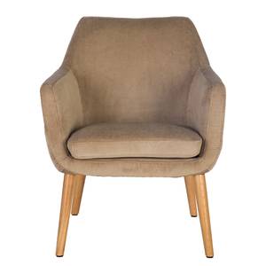 Loungesessel NICHOLAS Cordstoff Winka: Beige