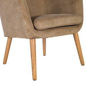 Loungefauteuil NICHOLAS Corduroy Winka: Beige