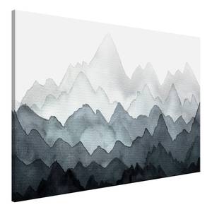 Tableau déco Dignified Rhythm of Nature Toile - Noir / Blanc - 120 x 80 cm