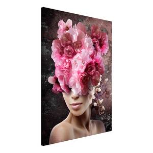 Wandbild Spring Awakening Leinwand - Pink - 60 x 90 cm