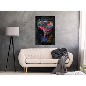 Afbeelding Colorful Safari canvas - meerdere kleuren - 80 x 120 cm