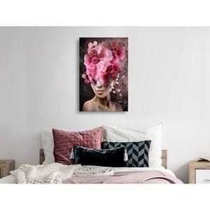 Wandbild Spring Awakening Leinwand - Pink - 80 x 120 cm