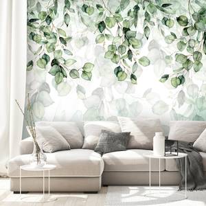 Fotomurale Leaves Lightness Tessuto non tessuto premium - Verde - Larghezza: 100 cm