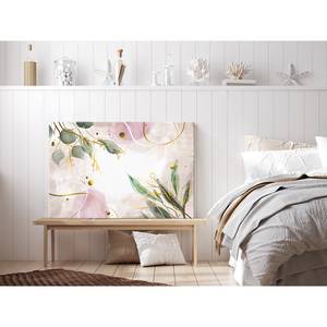 Wandbild Flash of Nature Leinwand - Pink - 120 x 80 cm