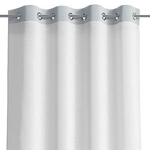 Tenda con anelli Ivette Poliestere - Color grigio chiaro - 140 x 270 cm