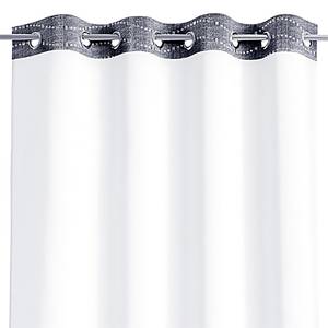 Gordijn Delia polyester - grijs - 140 x 270 cm