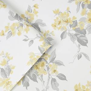 Papier peint intissé Apple Blossom Intissé - Jaune