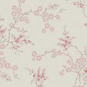 Vliestapete Oriental Blossom Vlies - Pink