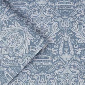 Papier peint intissé Heraldic Damask Intissé - Bleu