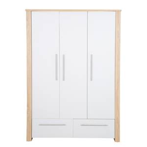 Kleiderschrank Matilda Grau - Holzwerkstoff - 136 x 190 x 53 cm