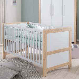 ROBA Lit bébé évolutif Helene - 70x140 - Hauteur Réglable - 0 à