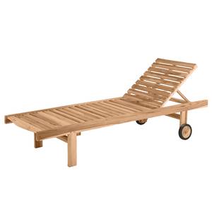 Chaise longue San Remo II Teck - Naturel