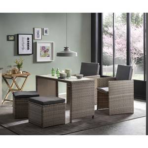 Sitzgruppe Northgate (5-teilig) Polyrattan - Natur