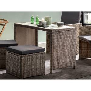 Sitzgruppe Northgate (5-teilig) Polyrattan - Natur