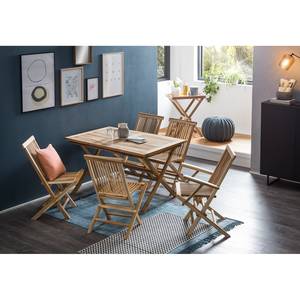 Chaises pliantes Rockport I (lot de 2) Teck - Naturel