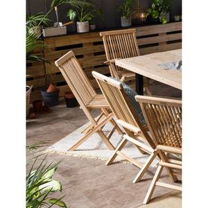 Chaises pliantes Rockport I (lot de 2) Teck - Naturel