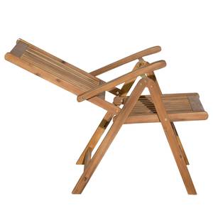 Fauteuils de jardin Sylt (lot de 2) Acacia - Naturel