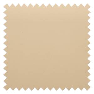 Ecksofa Pitalito Echtleder Maer: Beige - Ottomane davorstehend rechts