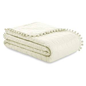 Tagesdecke Ladore Polyester - Creme - 170 x 210 cm