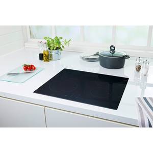 Keukenblok Florenz IV Mat wit - Breedte: 330 cm - Inductie - Met elektrische apparatuur