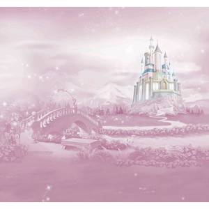 Fototapete Disney Princess Castle Vlies - Pink