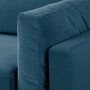 Sofa Sesame (3-Sitzer) Samt Vaia: Marineblau