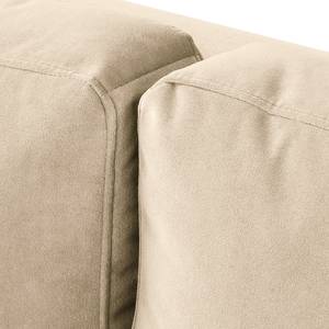 Sofa Sesame (3-Sitzer) Samt Vaia: Creme