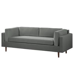 Sofa Sesame (3-Sitzer) Samt Vaia: Grau