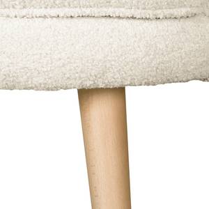 Fauteuil Zepedeus II Tissu Bouclé Nola: Blanc