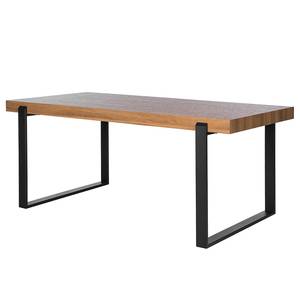 Table Vitinia Imitation chêne / Noir