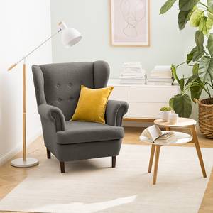 Fauteuil bergère Skog Tissu Bouclé Nola: Gris foncé