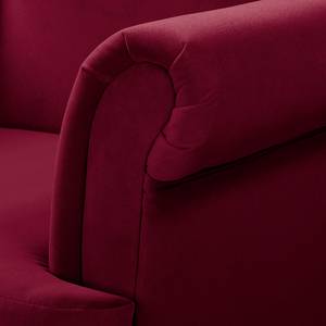 Fauteuil bergère Skog Velours Vaia: Rouge foncé