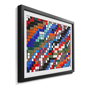 Ingelijste afbeelding Mosaic sparrenhout/acrylglas