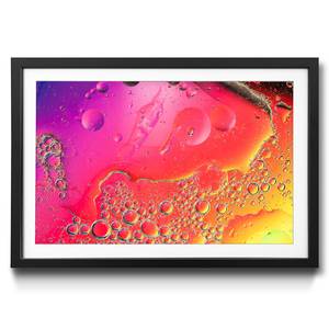 Ingelijste afbeelding Colorful Water I sparrenhout/acrylglas