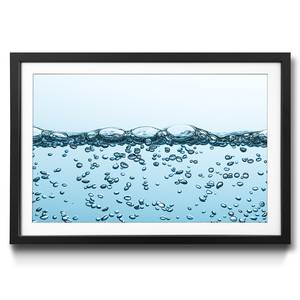 Quadro con cornice Sparkling Water Abete / Vetro acrilico